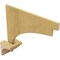 Ekena Millwork 4"W x 4"D x 4"H Wide Rockford Rough Cedar Woodgrain TimberThane Corbel, Primed Tan CORUR04X04X04ROCRCPR - alternate 2